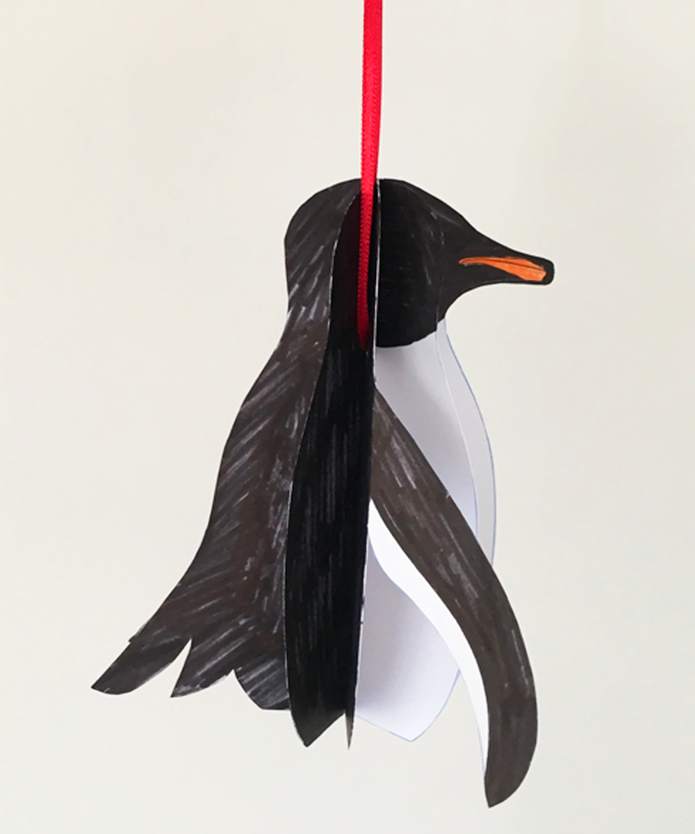 Penguin tree ornament