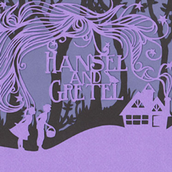Hansel & Gretel book jacket design thumbnail
