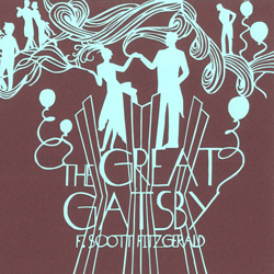The Great Gatsby book jacket design thumbnail